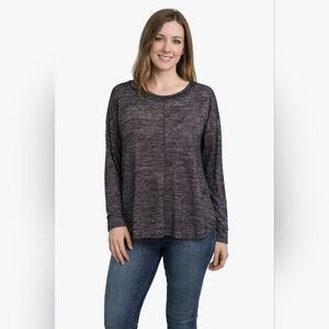 Lou & Grey Blue Long Line Top Size S